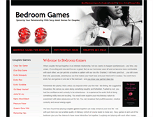 Tablet Screenshot of bedroom-games.com